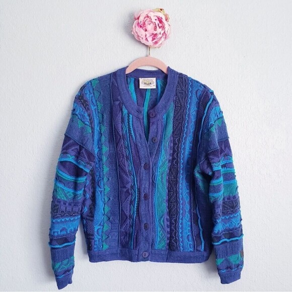 Aklanda‎ Vintage Australian Wool Button Down Cardigan - Picture 1 of 8